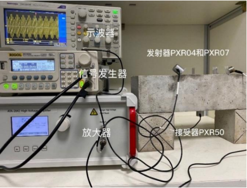 非共線混頻測試裝置實物圖